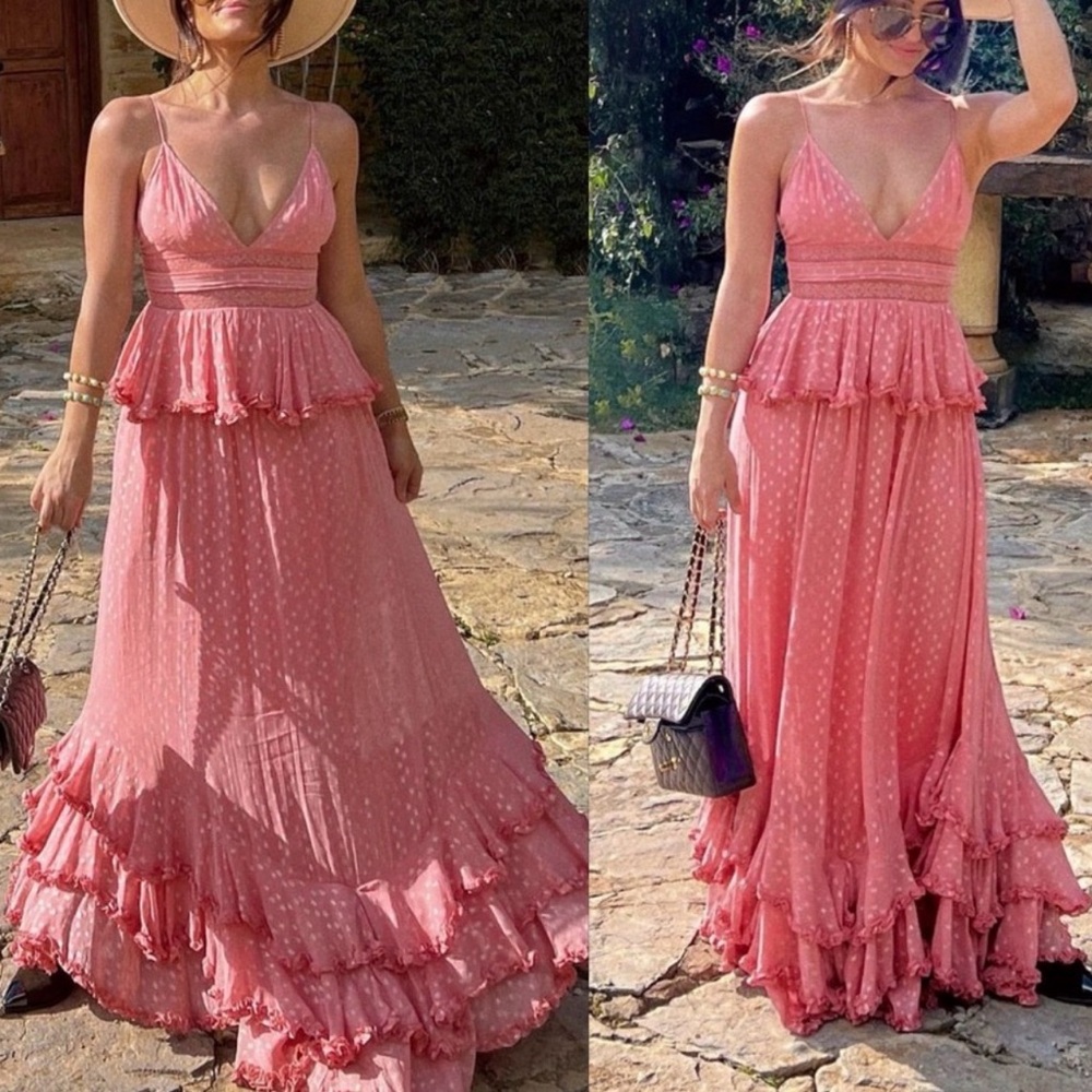 Rococo Sand
Ruffled Maxi Dress ,Size S - Picture 1 of 9